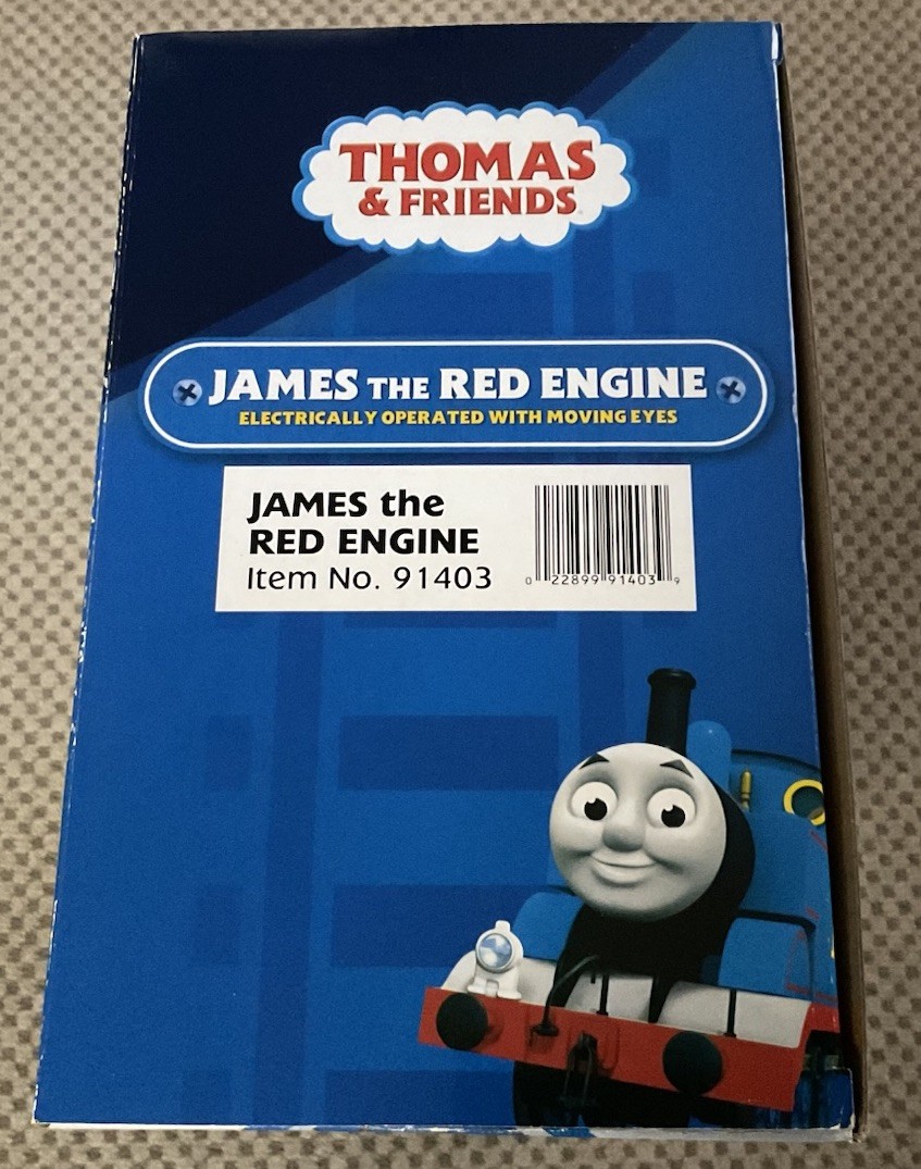 Bachmann Thomas & Friends G Scale Large James Electric Model Train 91403