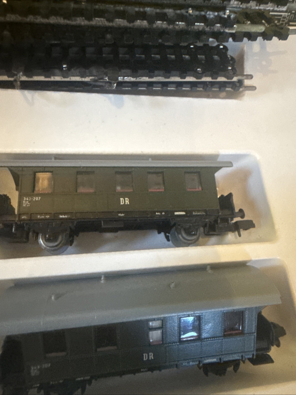 VTG Piko Modellbahn Transit N Scale Train Locomotive set East Germany GDR
