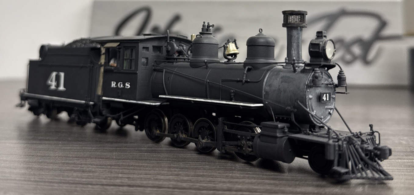 Pacific Fast Mail Sn3 Brass Consolidation Rio Grande Southern 2-8-0 C-19 #41