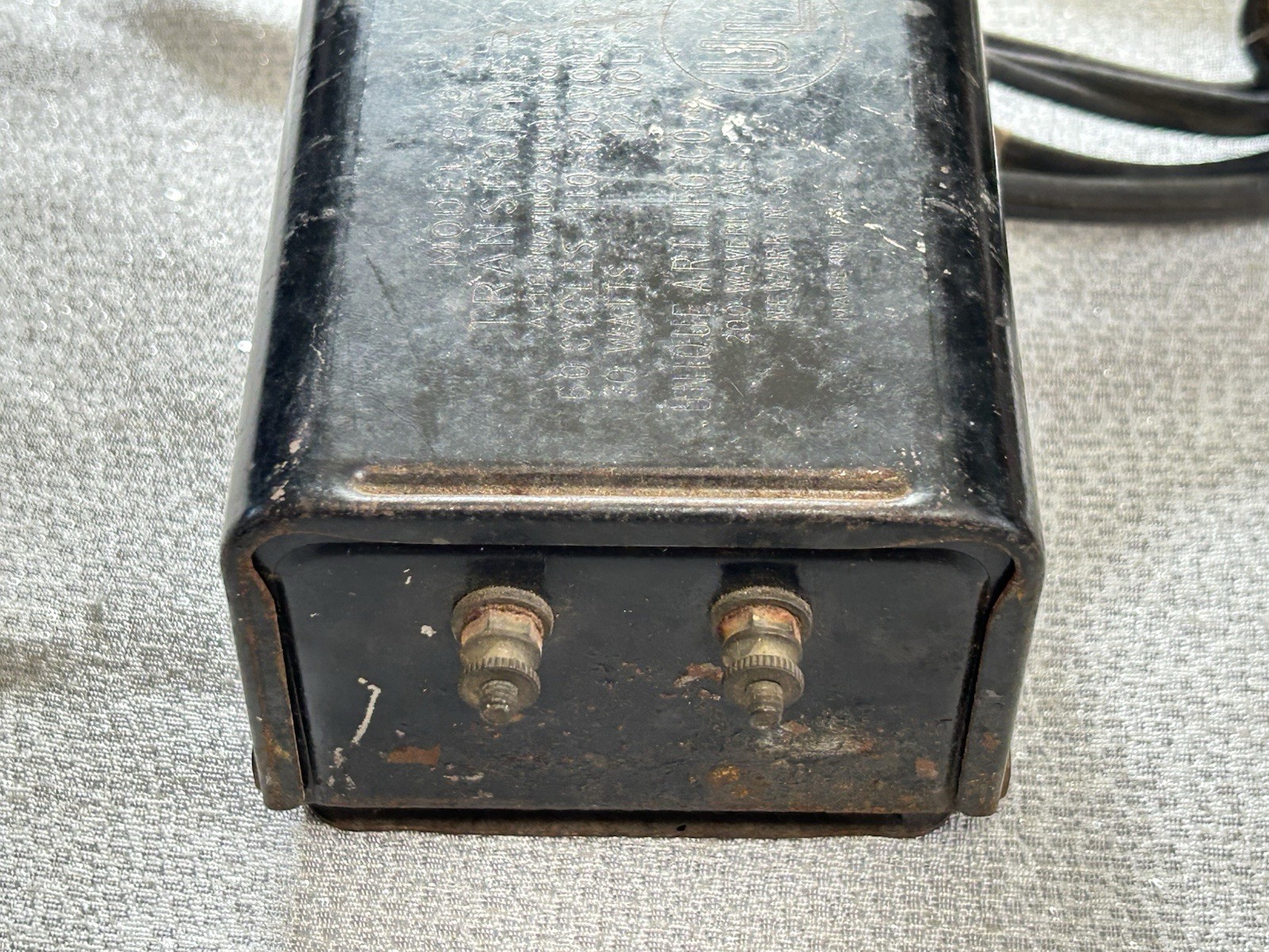 Vintage O Gauge Transformer Model 849 Unique Art MFG Company 1949-1951