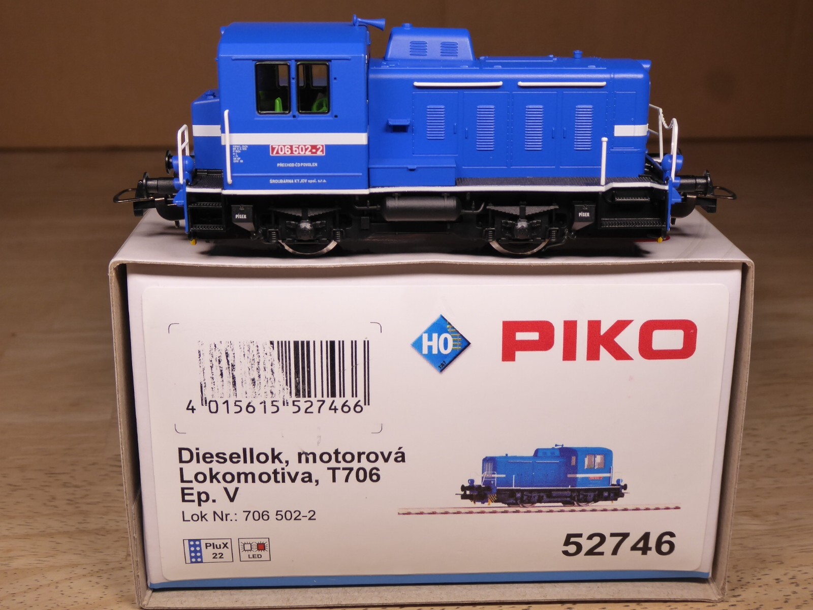 Piko 52746 H0 Diesel Locomotive Tgk 2-T706 Kaluga Der Epoch 4/6 New With LED +