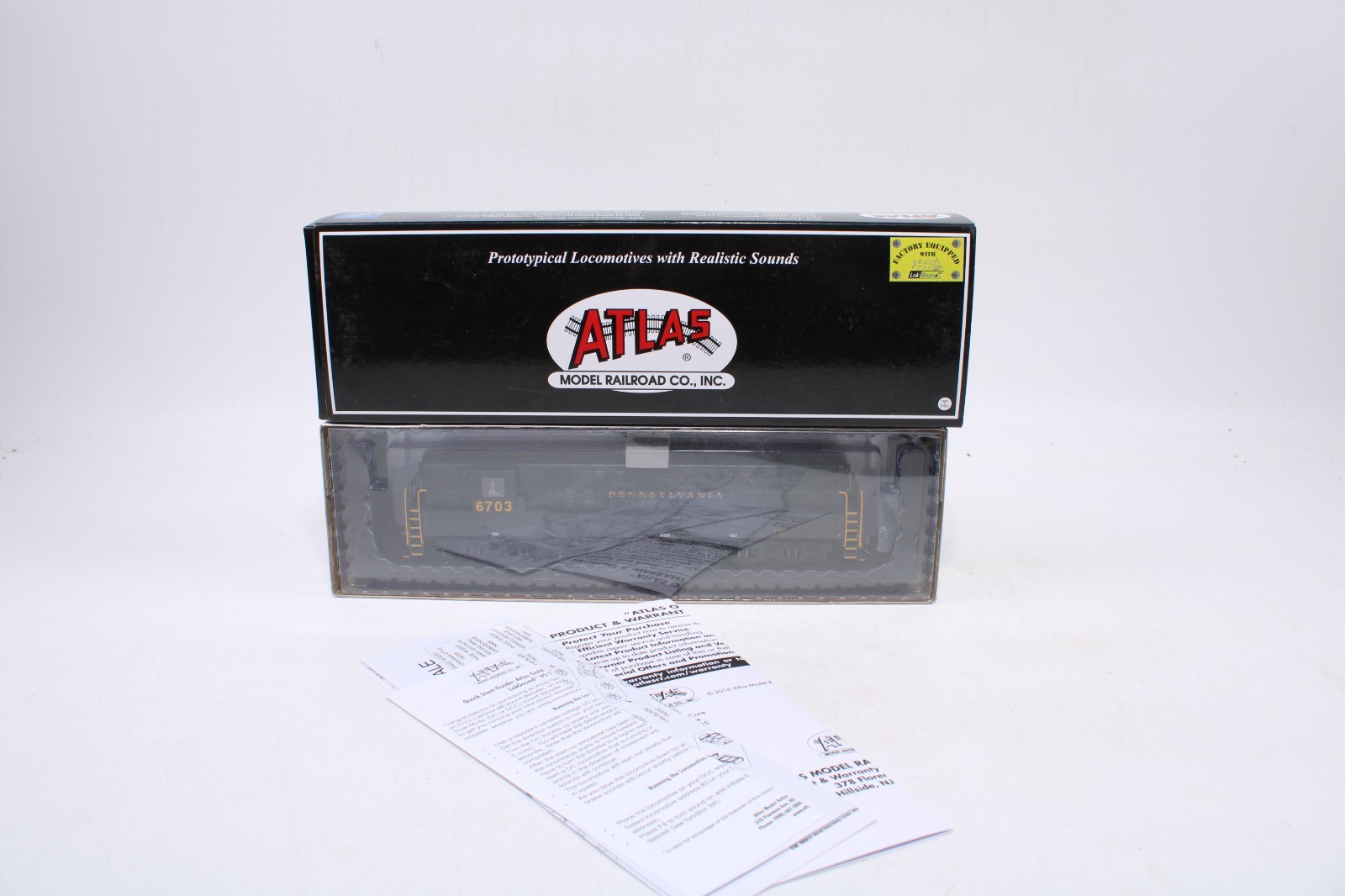 Atlas HO Scale 10004143 FM H-24-66 Locomotive Pennsylvania #6703 DCC/LokSound