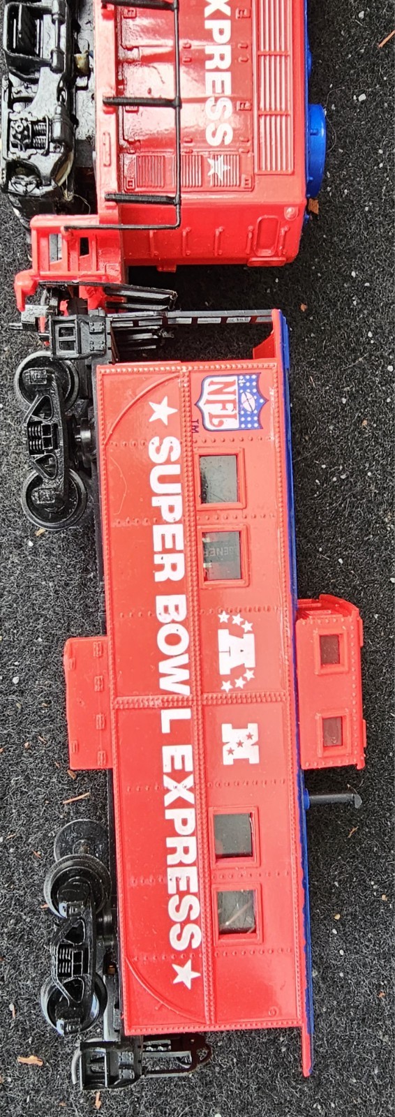 Mantua HO Scale 1991 NFL Super Bowl Express Diesel Locomotive Caboose Train