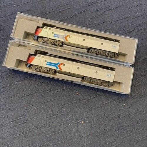 KATO 1765346 1765347 N SCALE E8A AMTRAK 2 LOCOMOTIVE SET #322 298 176-5346, 5347