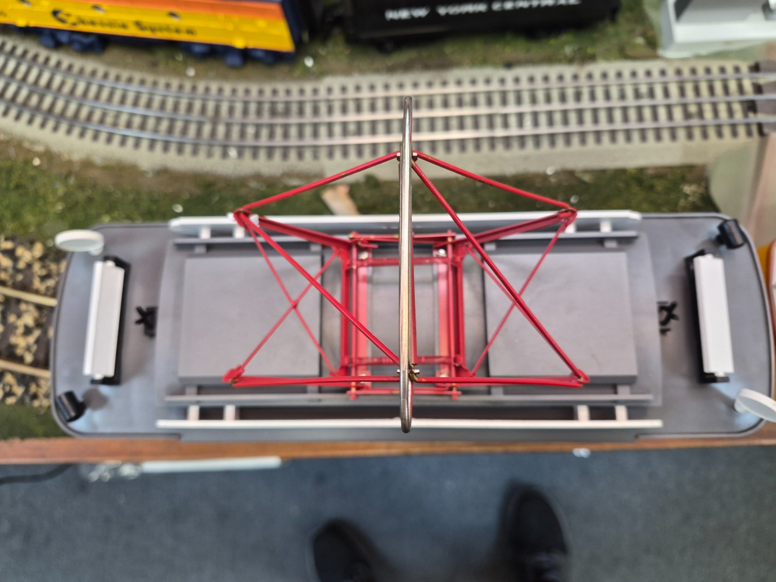 LGB 2035,3500 G SCALE TROLLEY SET POWERED & NON POWERED TRAILER BOXED TESTED
