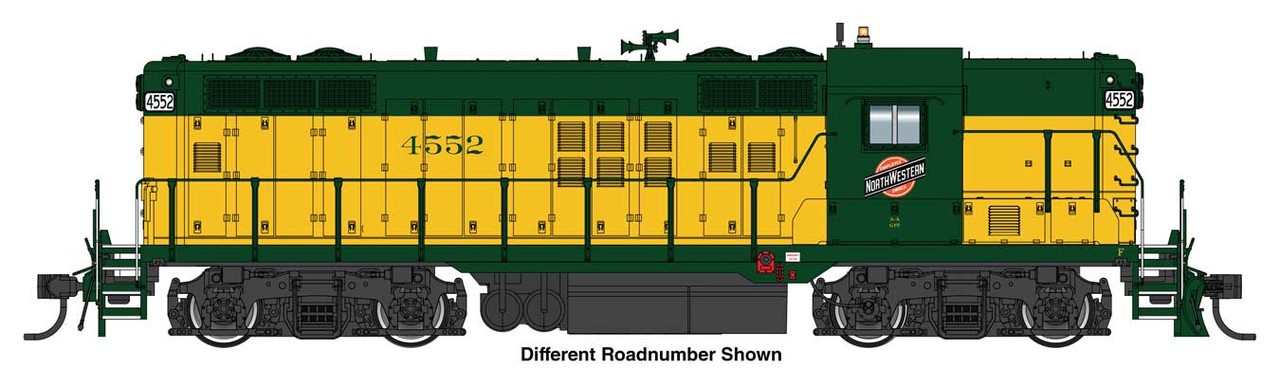 Walthers Proto ~ HO Scale ~ EMD GP9 ~ DC ~ Chicago & North Western C&NW #4554