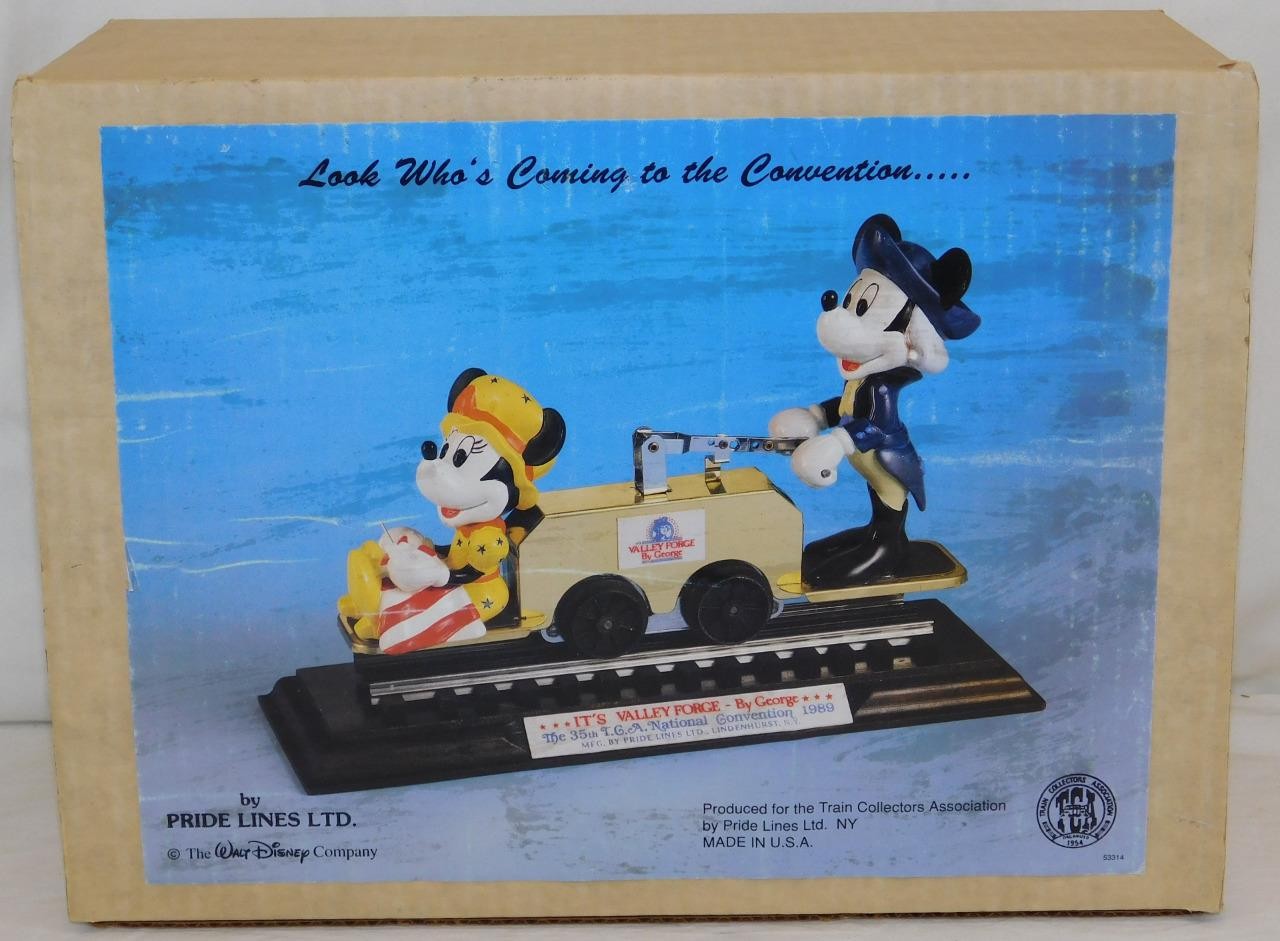 Pride Lines 1111 Mickey & Minnie Mouse Handcar Valley Forge TCA Runs Disney O