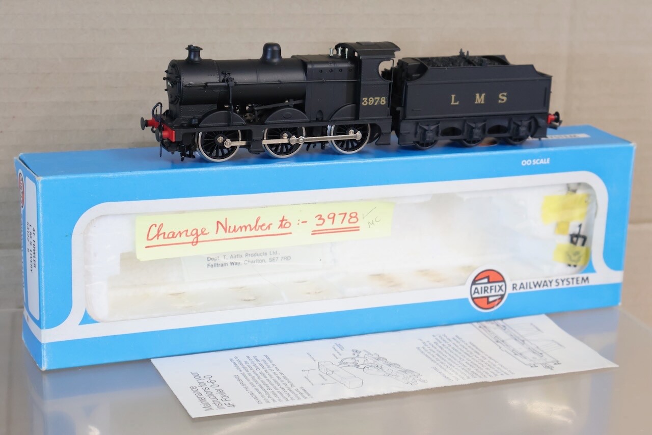 AIRFIX 54122 RE NUMBERED LMS 0-6-0 FOWLER CLASS 4F LOCOMOTIVE 3978 BOXED om