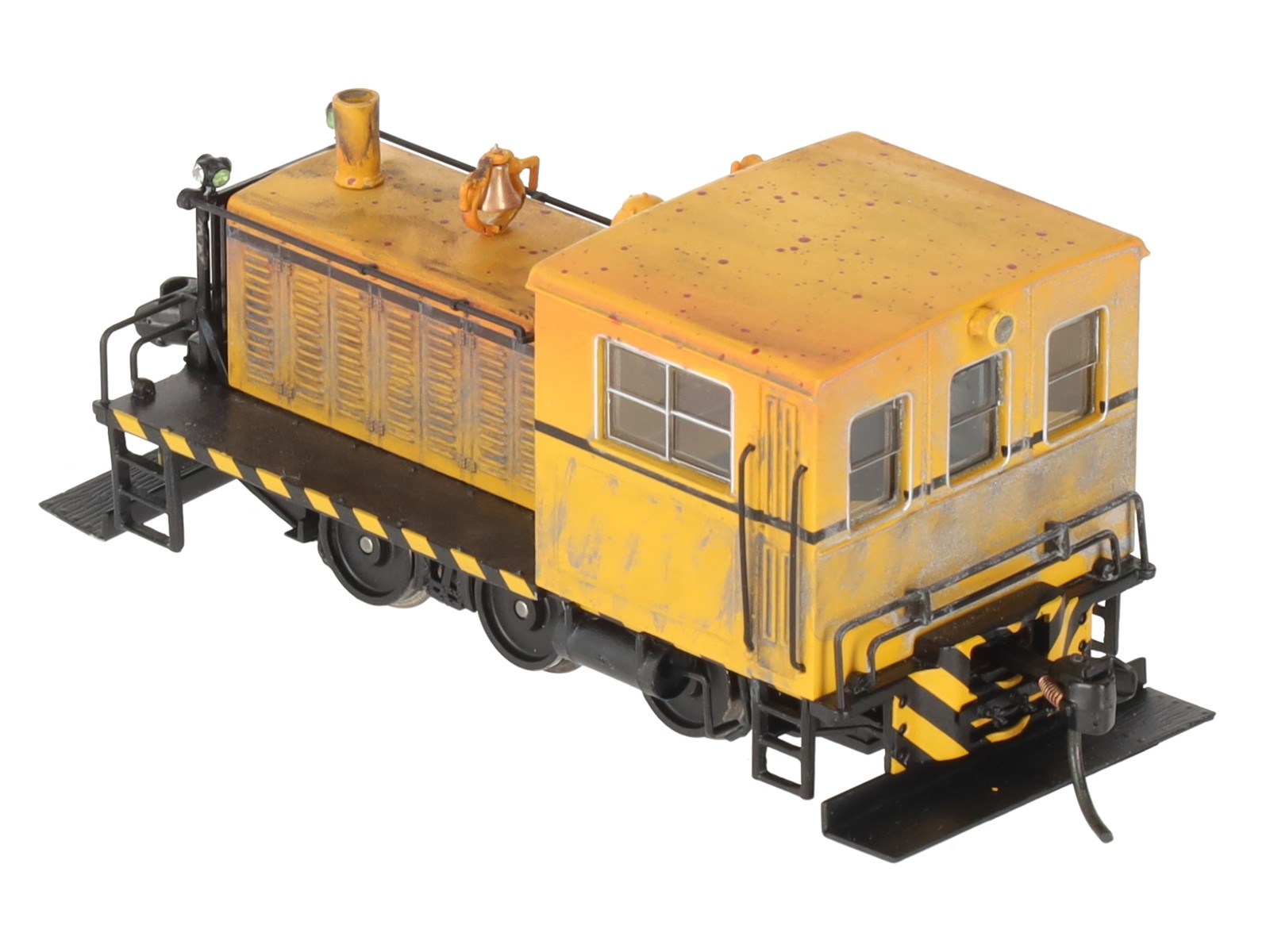 Broadway Limited 6552 HO Scale Unlettered Weathered Plymouth Switcher w/ DCC LN