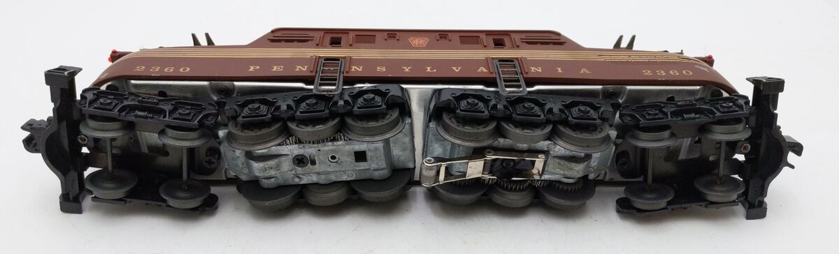Lionel 2360 Vintage O Pennsylvania 5-Stripe Tuscan GG-1 Electric Locomotive EX
