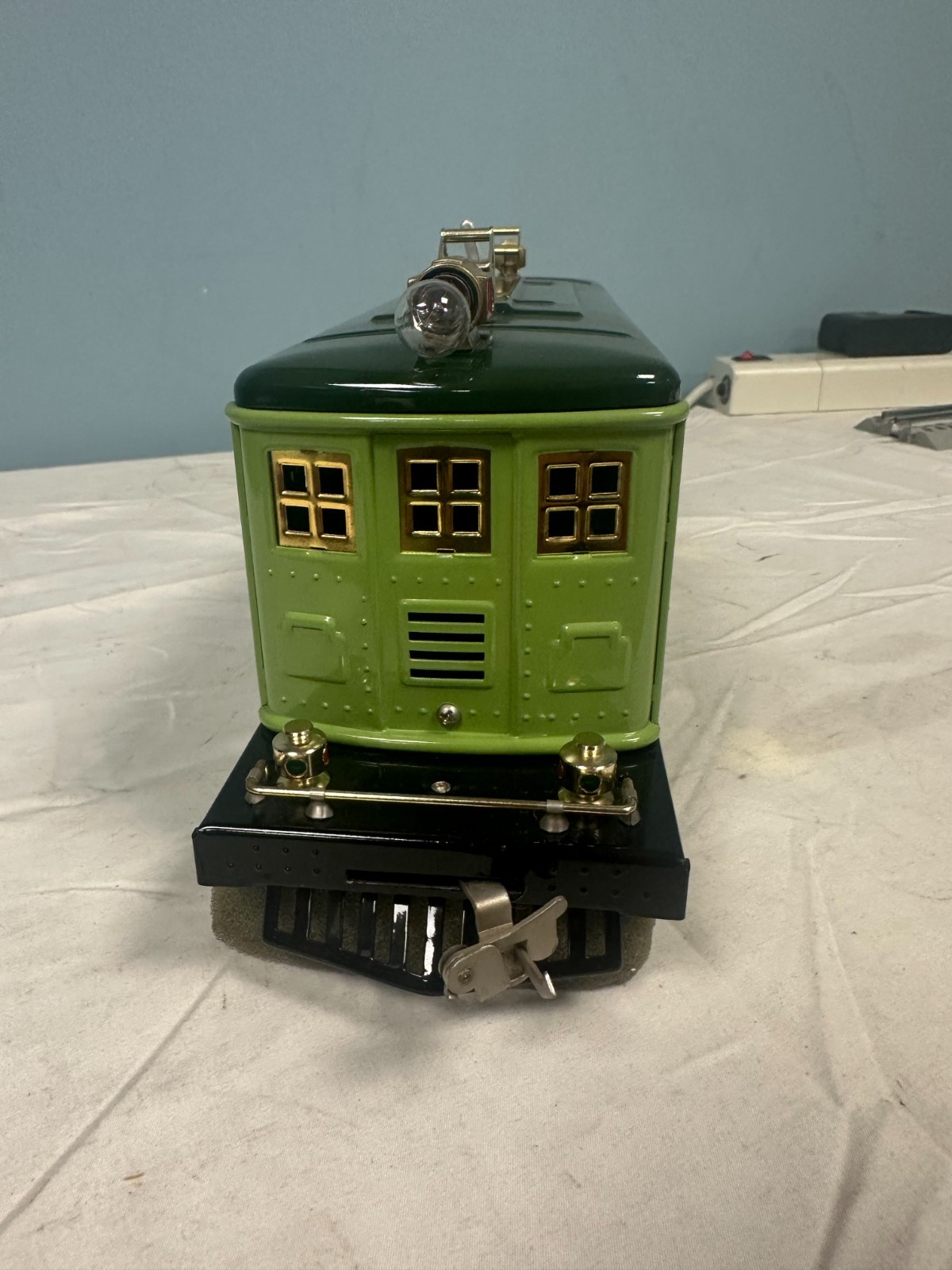 MTH Tinplate Traditions 10-1066-0 Green #9e Electric Locomotive (No Box)