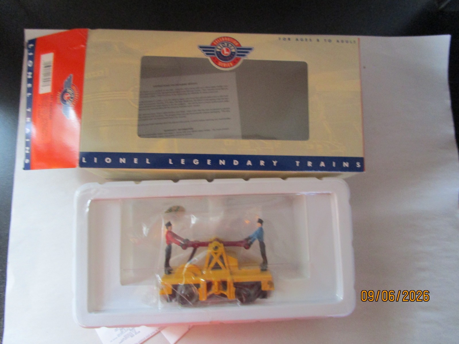 Lionel, O Gauge, 18457, #65 Hand Car, Mint in OB.