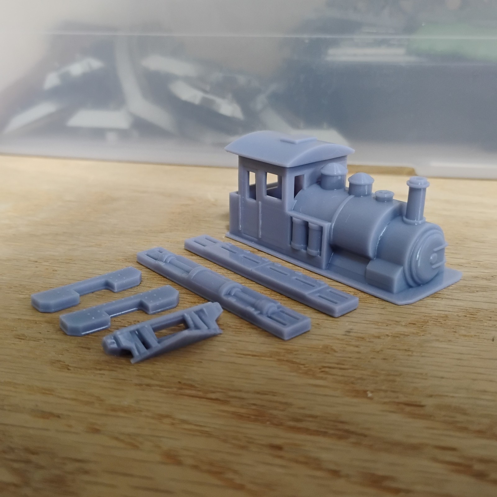 HOn30 SHAY STEAM LOCO kit #2. For Kato 11-109/105 chassis. RESIN 3D print.