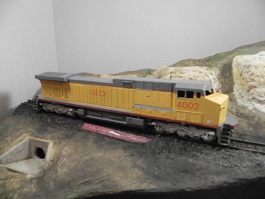 HO ENGINE Athearn AC4400 Power GECX 4002 Locomotive Engine Train Blue Box Nice 4