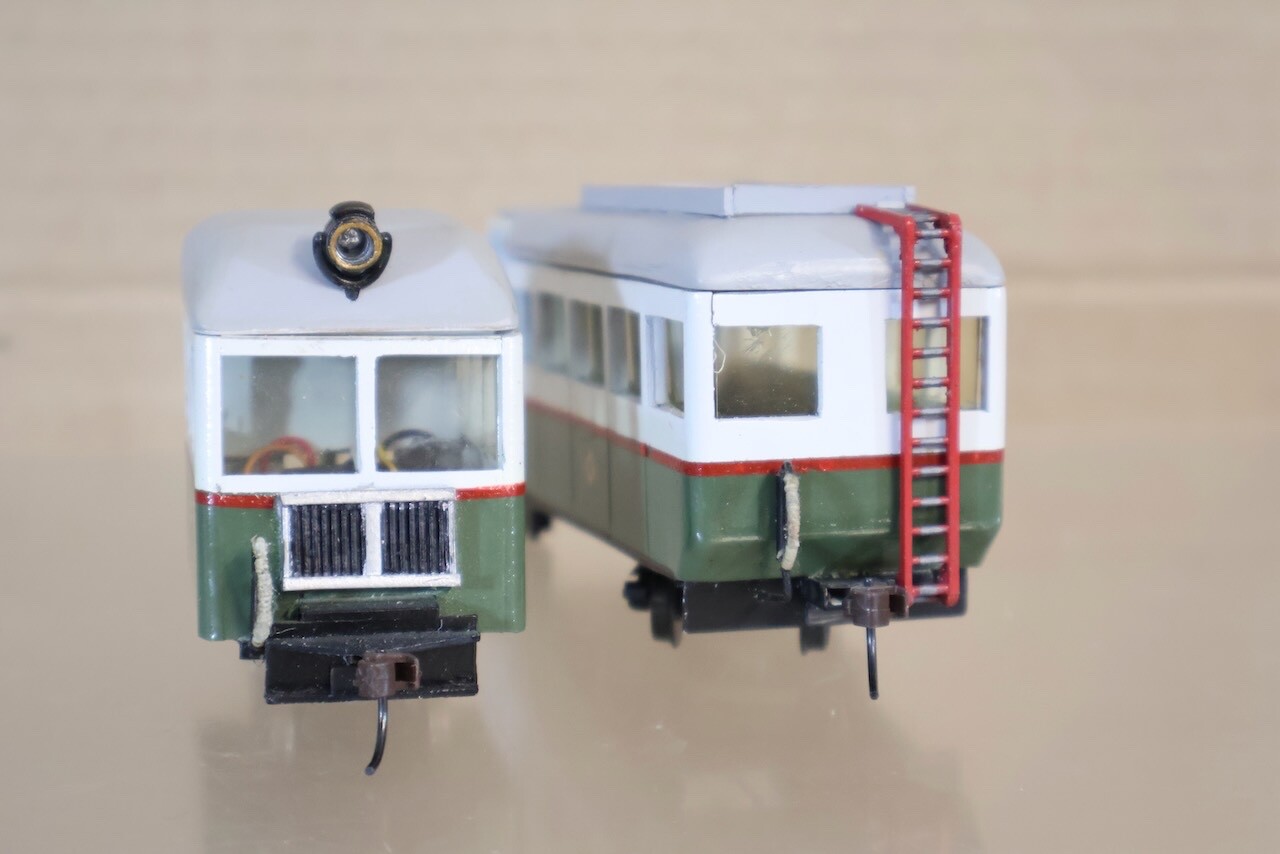 KIT SCRATCH BUILT O-16.5 NARROW GAUGE MKS ARTICULATED RAILCAR BUS LOCO om