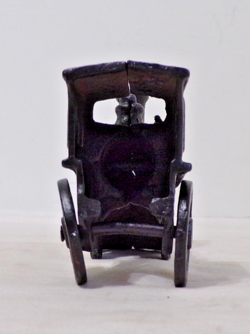 Vintage Cast Iron Toy Or Decorative Steam Locomotive 2.5″ x 4″ – See Below