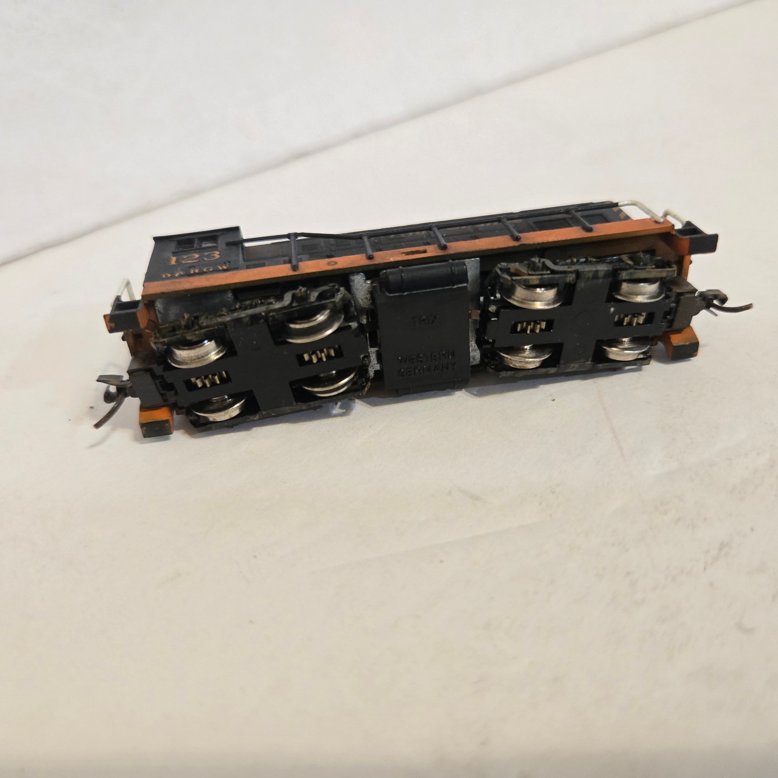 Minitrix N Scale Rio Grande FM H-12-44 Switcher. Runs. Western Germany