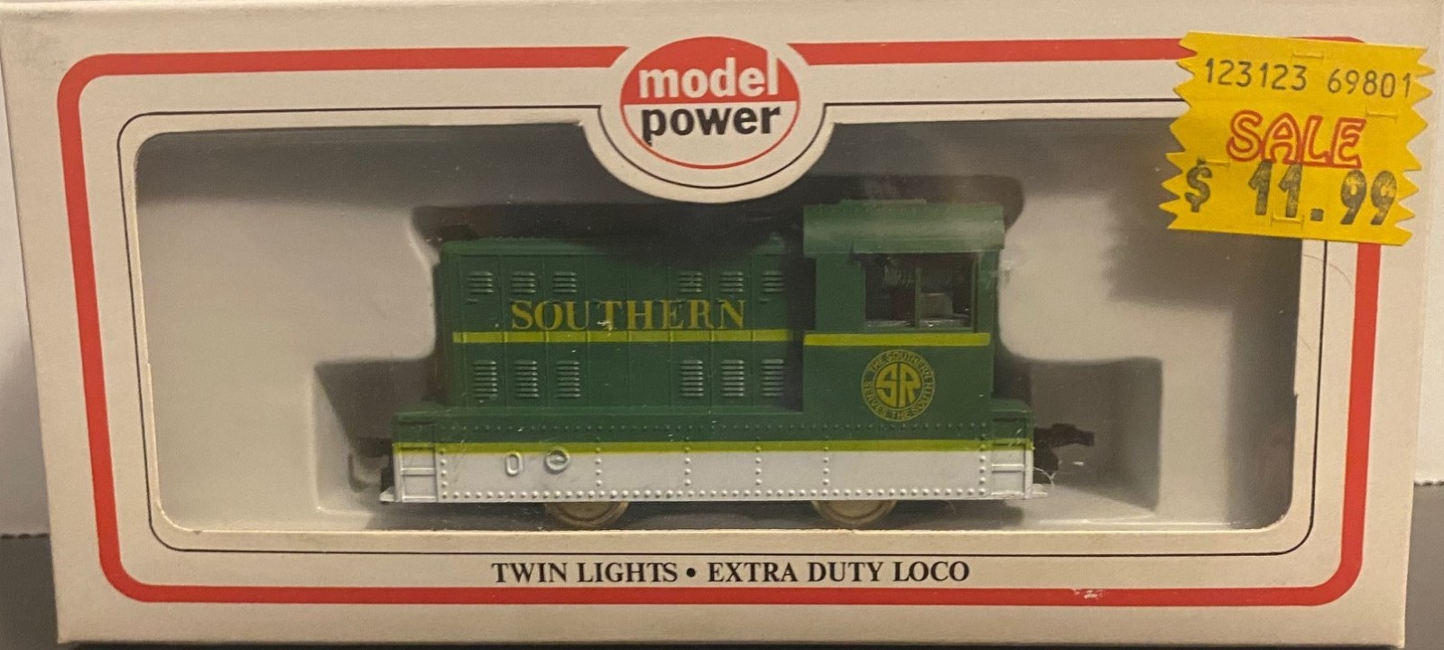 🚂 Model Power HO Southern Porter Hustler Loco #6707 Twin Lights NIB – SW