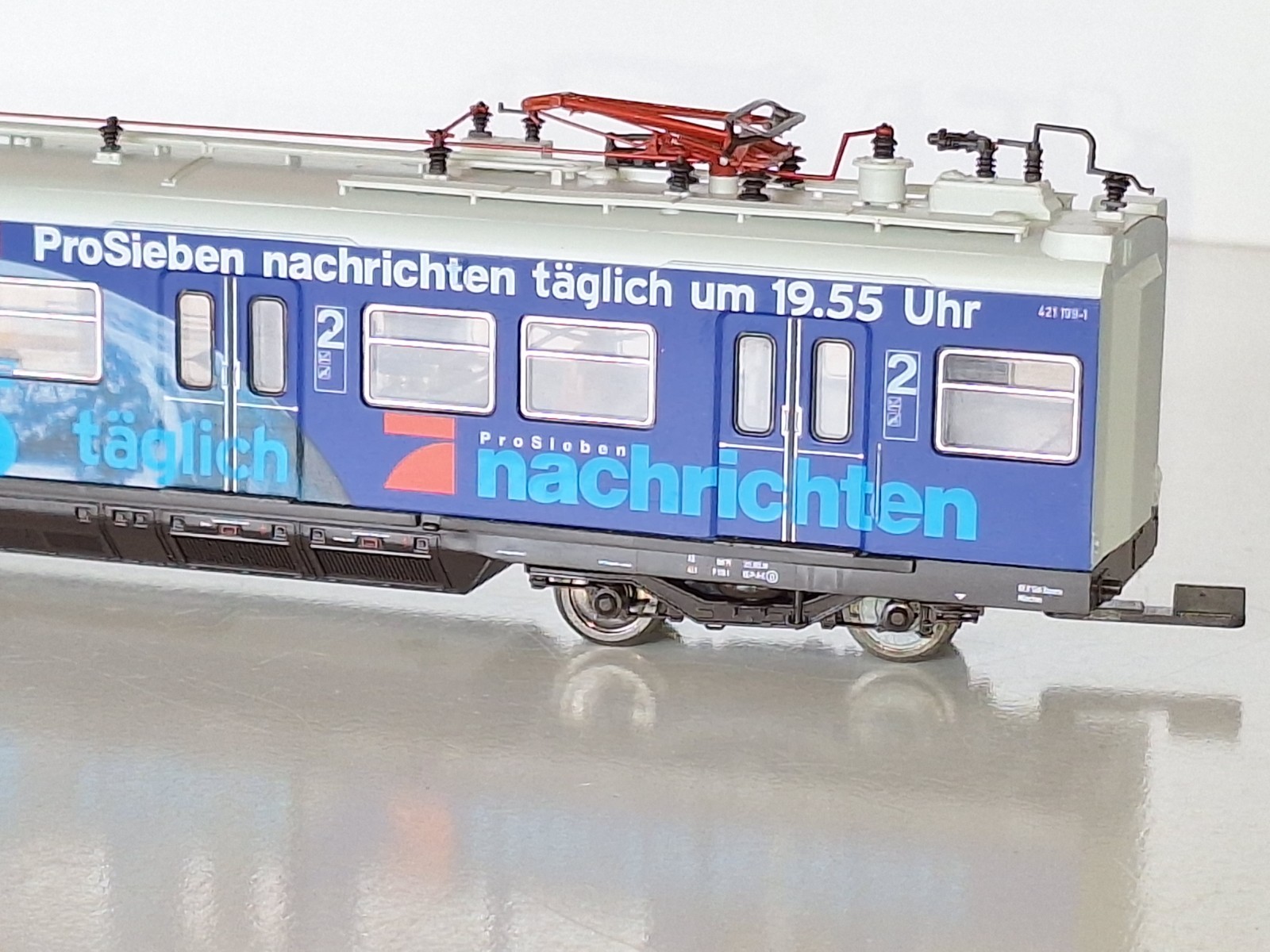 Roco 63006 DCC Ready DB ET 420, 3 Part Urban Railcar Set. Lighting. Exc Cond.HO