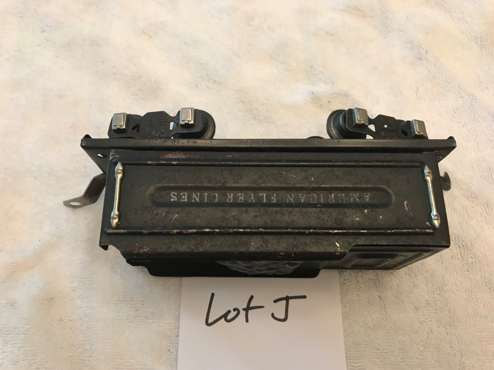 American Flyer Lines O Train 8 Wheel Black Coal Tender w/SILVER accents Lot J