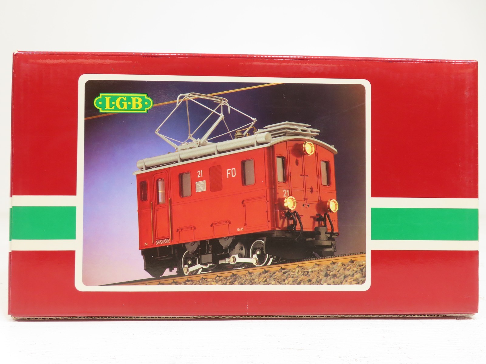 LGB 22460 G Scale Zahnrad E Lok Yellow Electric Rack Loco NIB