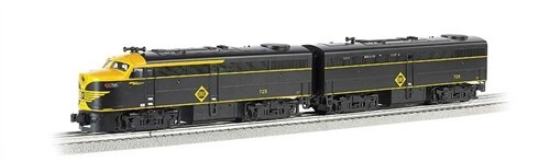 Bachmann Industries Powered Fa-1 / Dummy Fb-1 Scale Diesel Set Erie 725 (A) 725