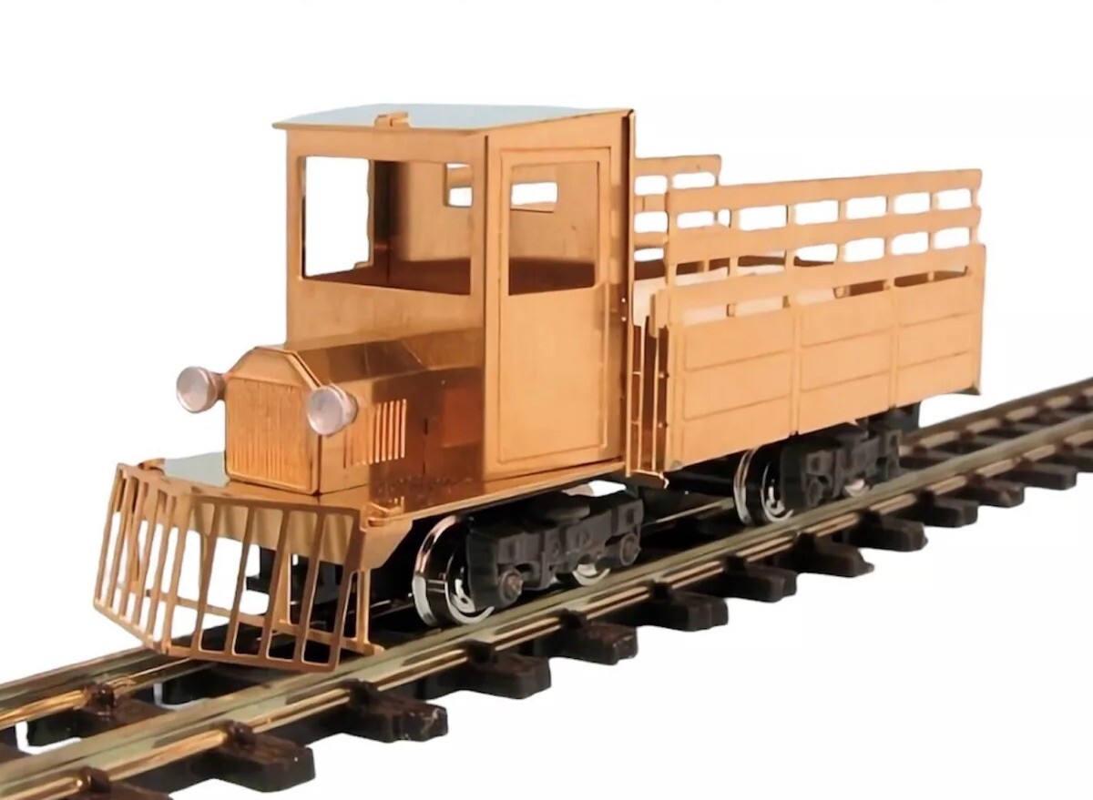 HOn30/HOe/HOn2-1/2 Scale Aru-Model Freelance Pickup Rail Truck Kit w/Power Drive