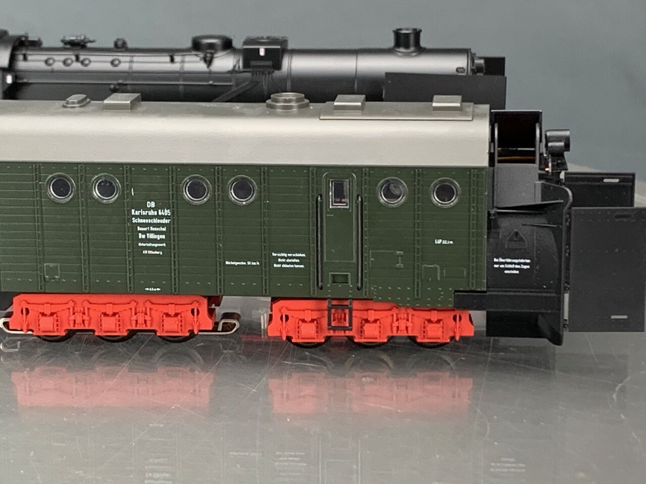 HO Märklin 26830 BR 55 DB Snow Clearing Train w/Rotary Steam Snowplow HO1734