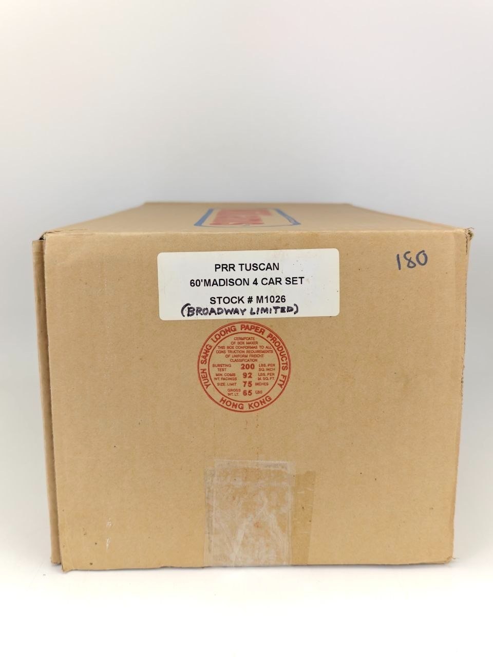 Williams Pennsylvania Broadway Limited M1026 60′ Madison 4-Car Set O Scale