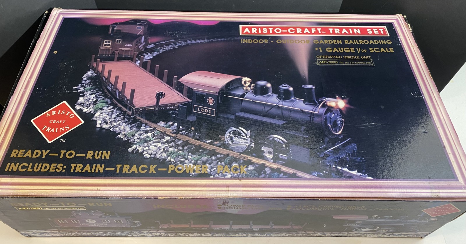Aristo-Craft G Scale Pennsylvania RR Train Set ART-28001 Complete RUNNING 0-4-0