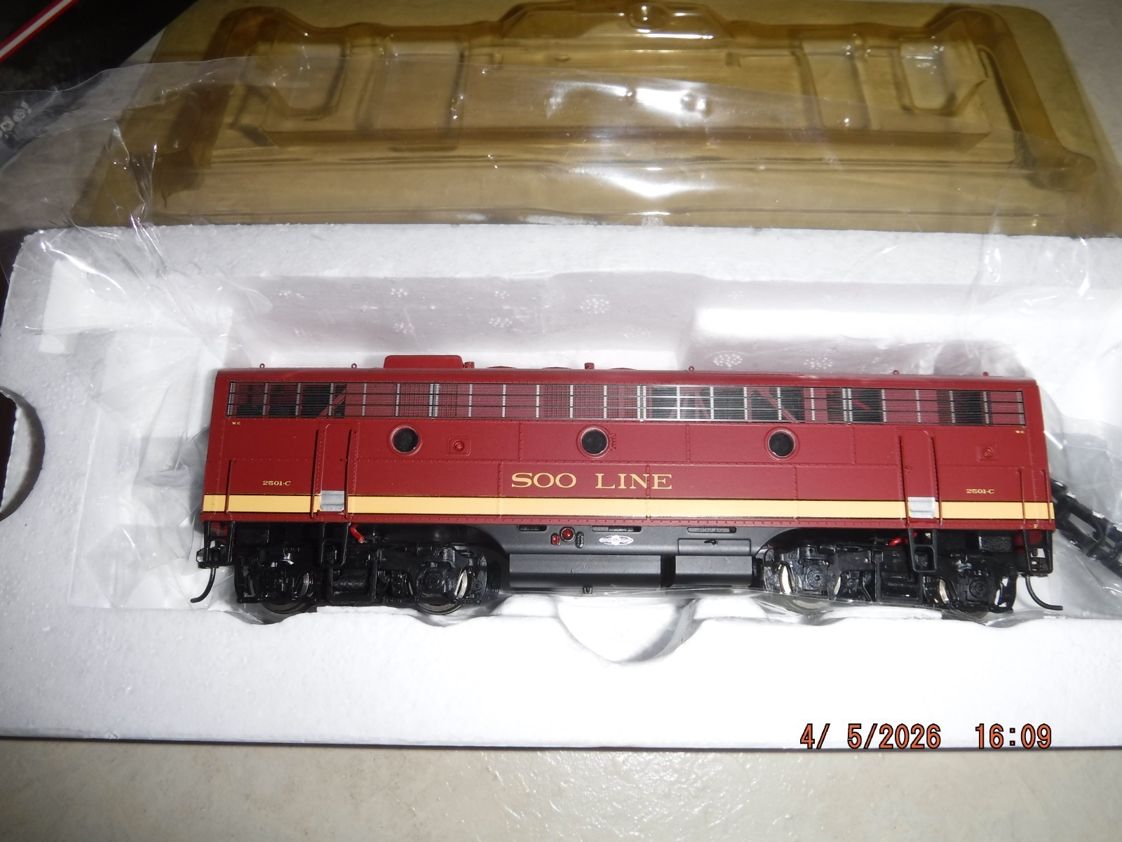 INTERMOUNTAIN HO EMD F7B SOO LINE TENDER LOCOMOTIVE #2501C w/SOUND/DCC NOS NEW!