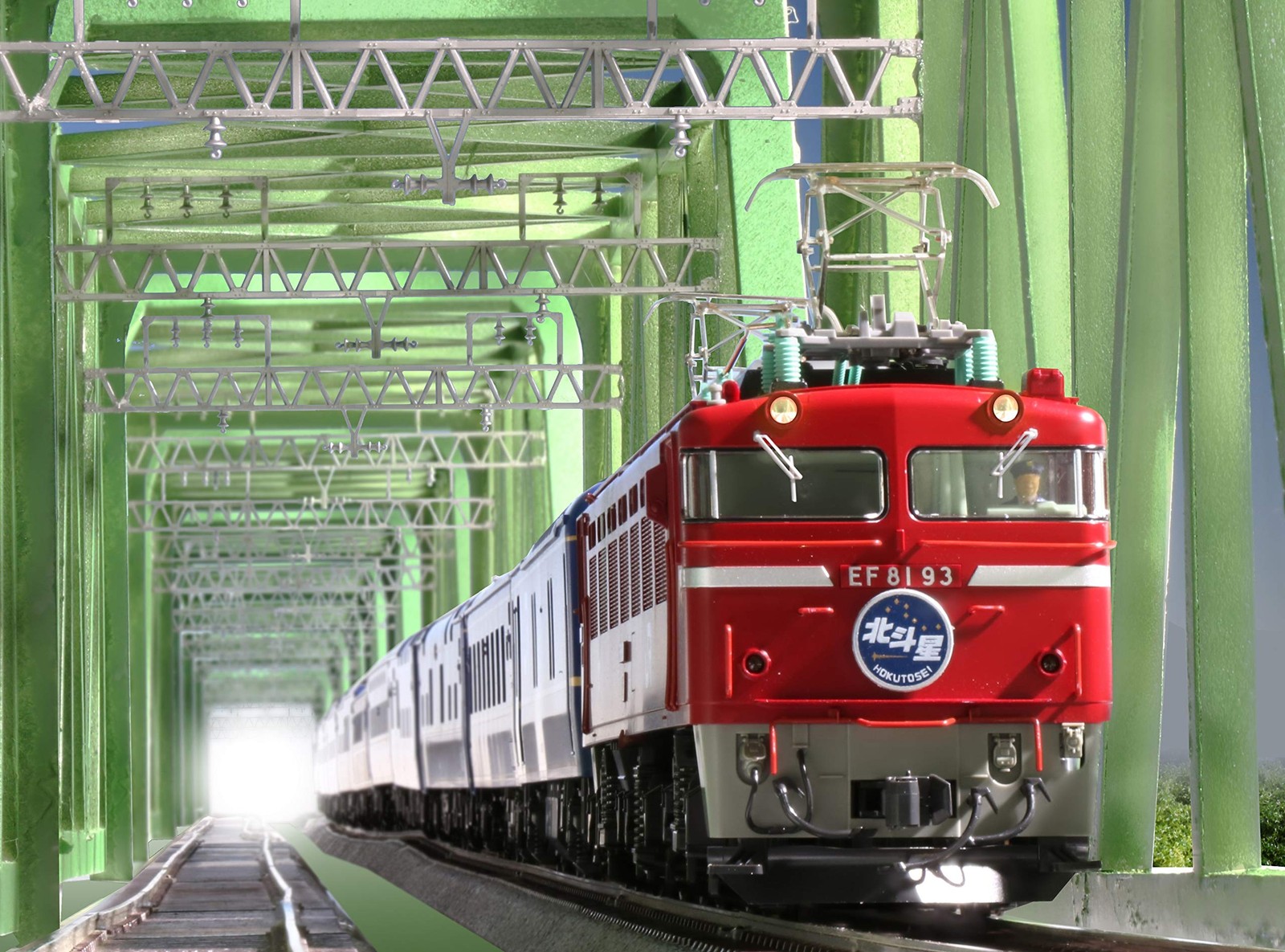 KATO HOgauge HO EF81 Hokutosei color 1-321 model railroad electric locomotive