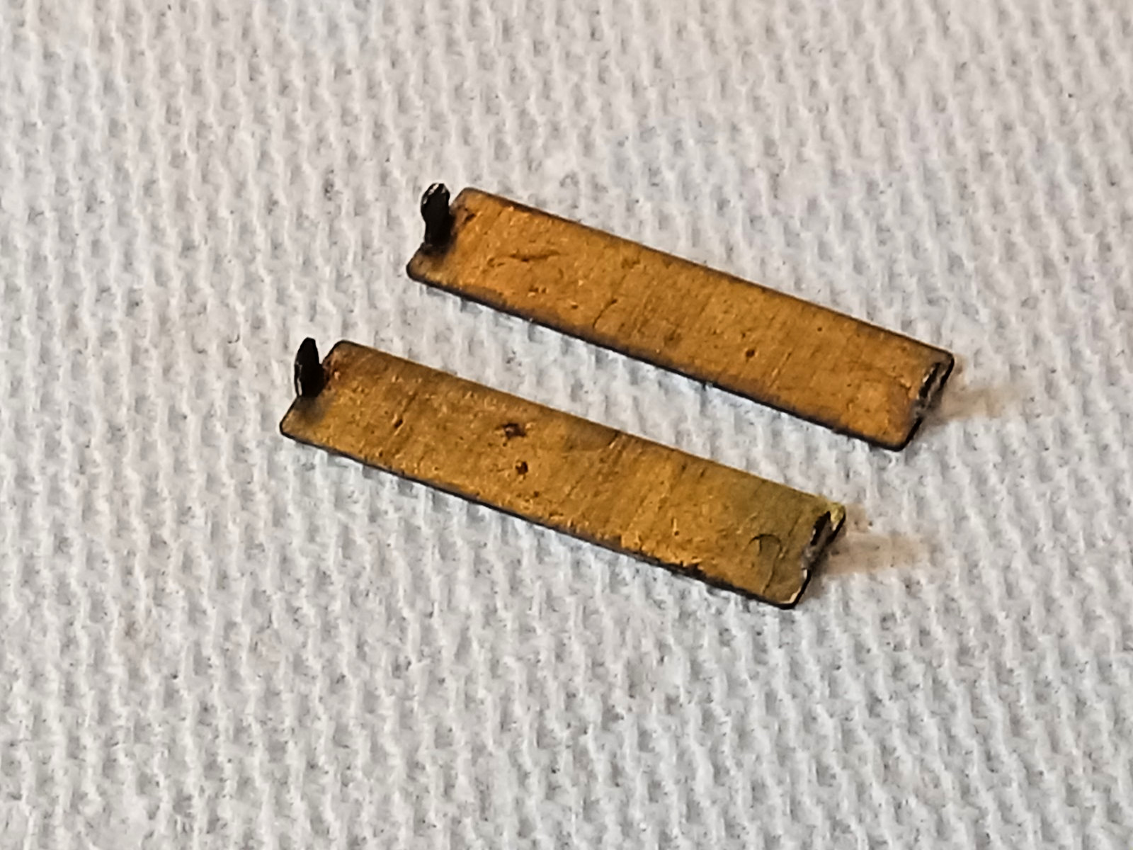 VINTAGE PREWAR 257T 258T 262T LIONEL LINES TRAIN COAL TENDER SET OEM NAME BADGES