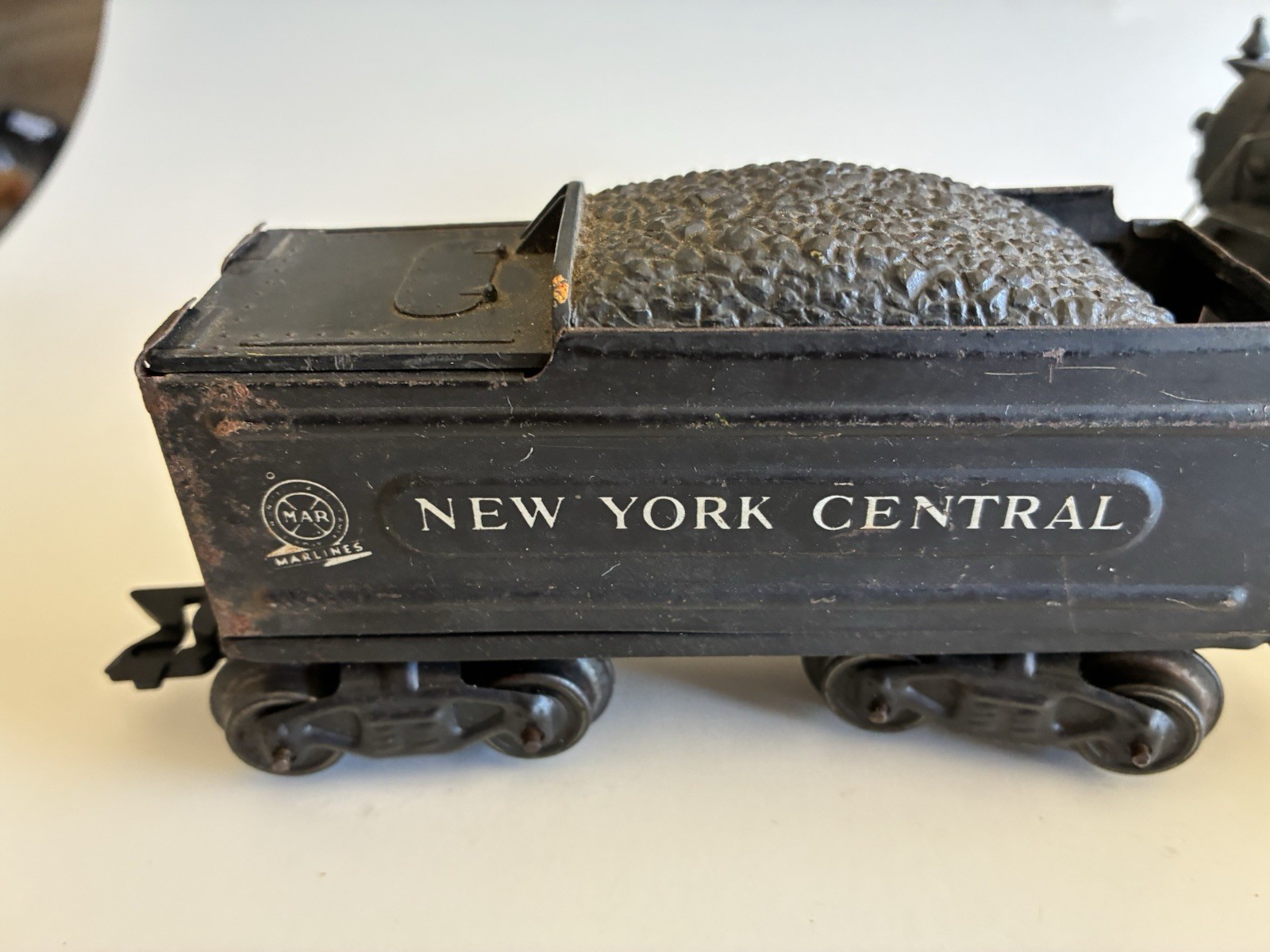 O Marx Die-Cast 666 2-4-2 Steam Locomotive & Tender New York Central – (TESTED)