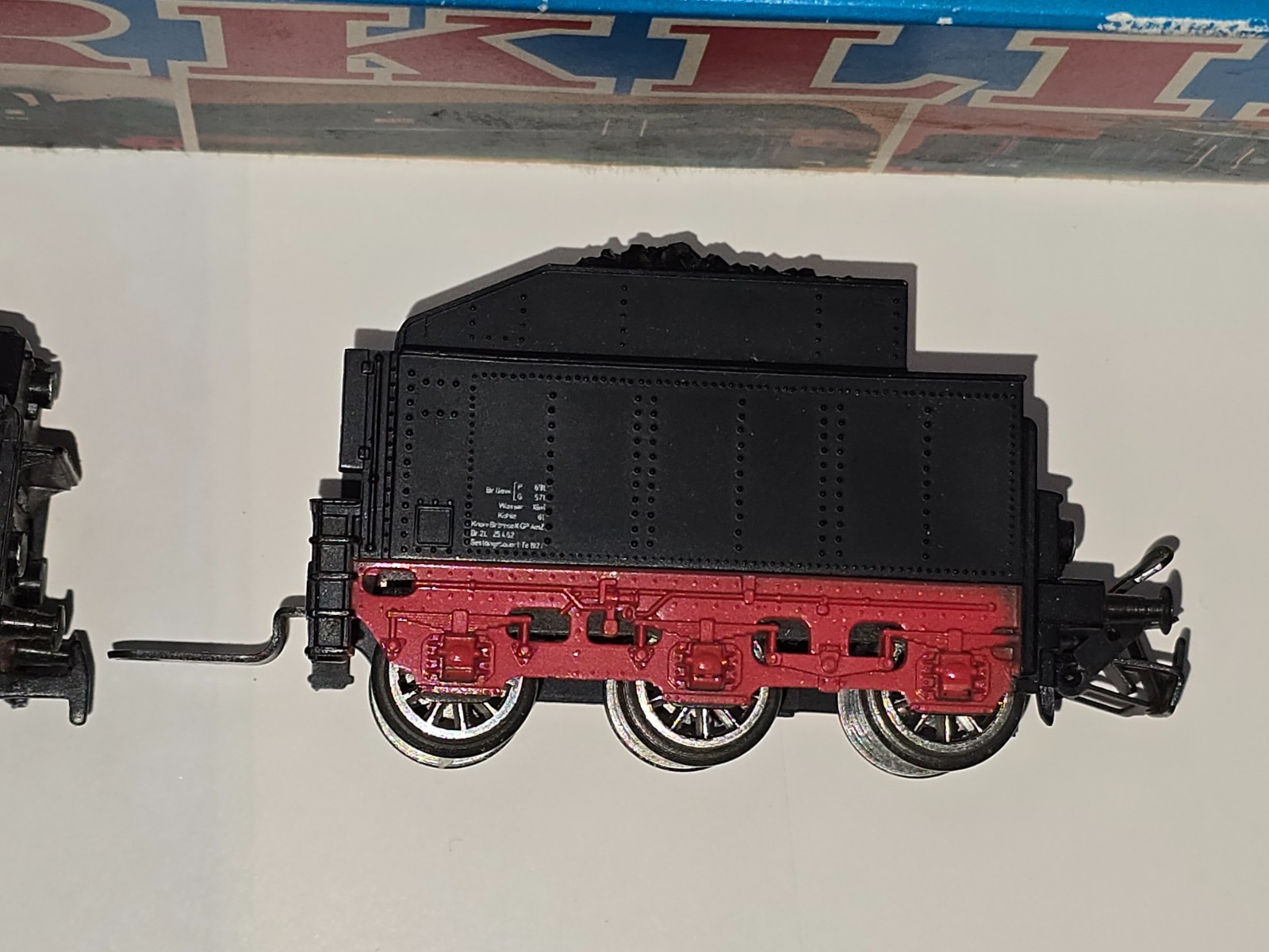 1971 Marklin HO 3003 Steam Locomotive Tender BR 24 058 Original Dated Box 12/71