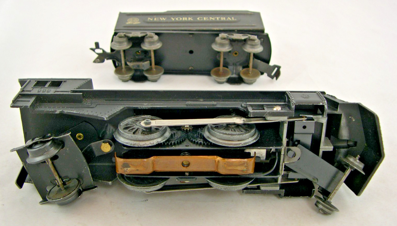 Marx 666 O Gauge NYC 2-4-2 Diecast Loco & New York Central Tender Exc Runs 1955