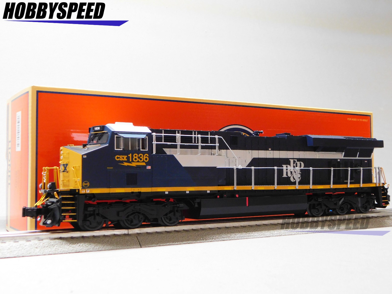 LIONEL BTO CSX RFP NON-POWERED ES44 #1836 DIESEL ENGINE O GAUGE 2533579 NEW