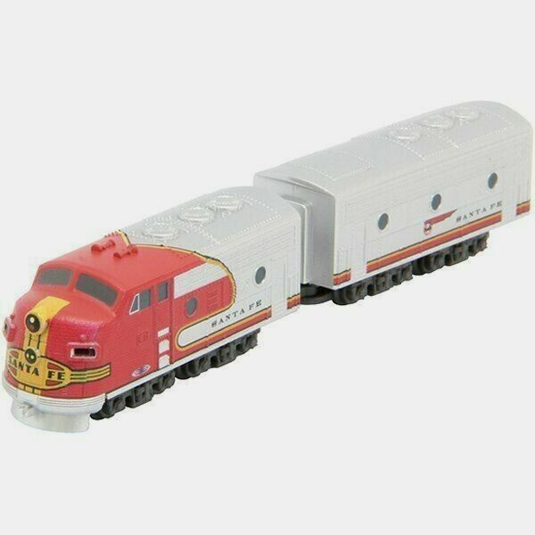 Z scale Rokuhan ST012-1 Powered ATSF EMD F7A/B Loco SET w/opt Mkln cplrs #3