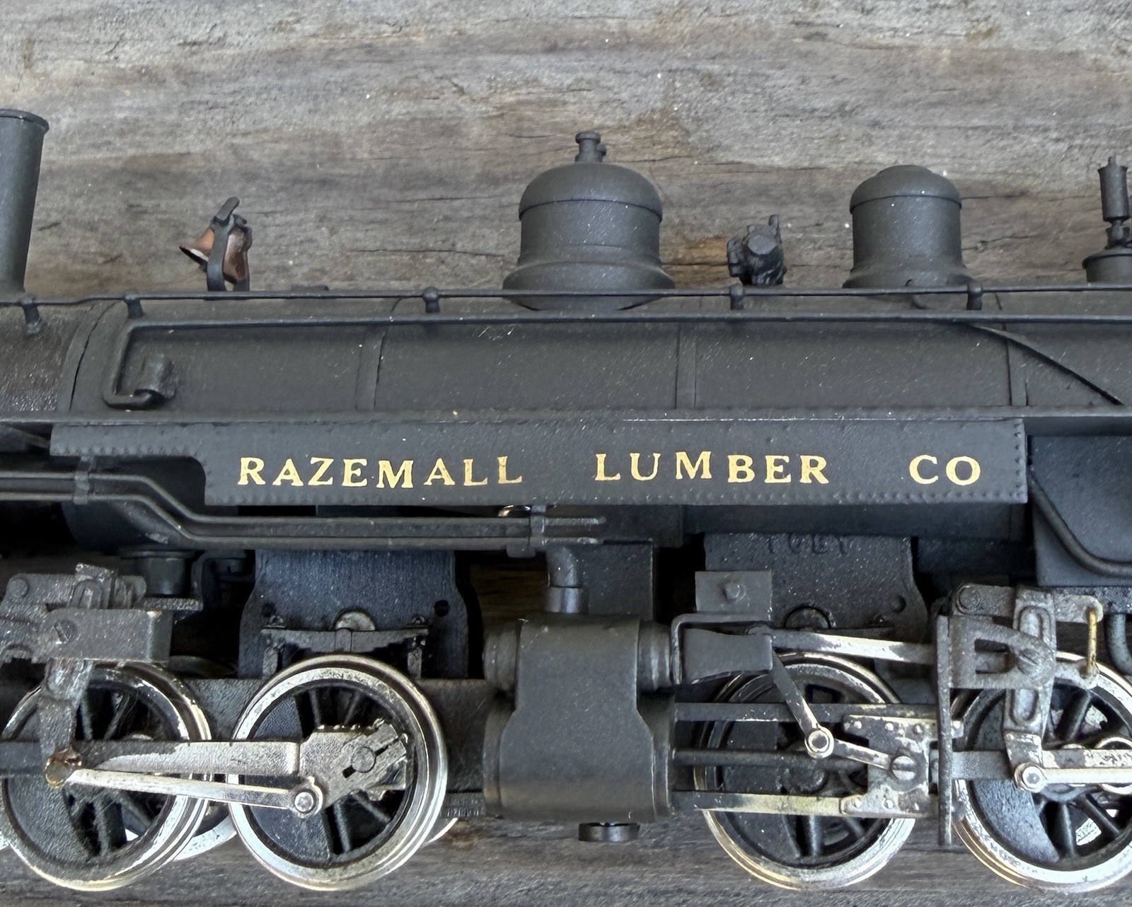 Vintage HO Brass Toby Lumber Logging 2-6-6-2 Articulated Locomotive & Tender