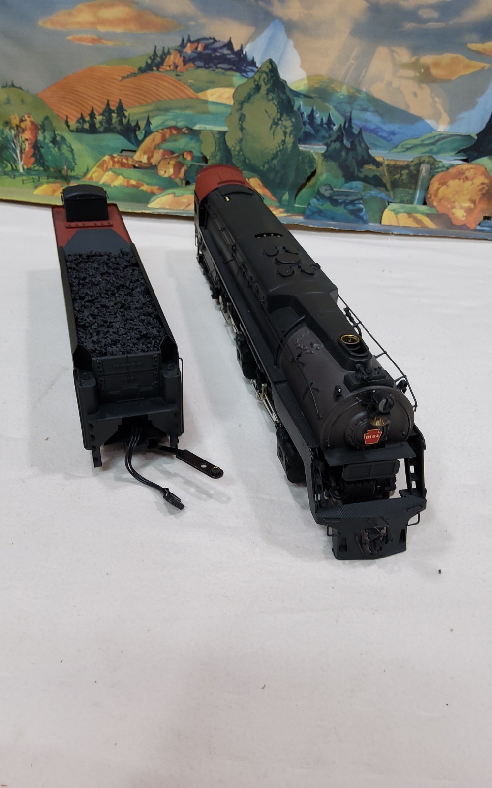 SUNSET MODELS O BRASS PRR Q-2 4-4-6-4 6184 3 RAIL LOCOMOTIVE, OB