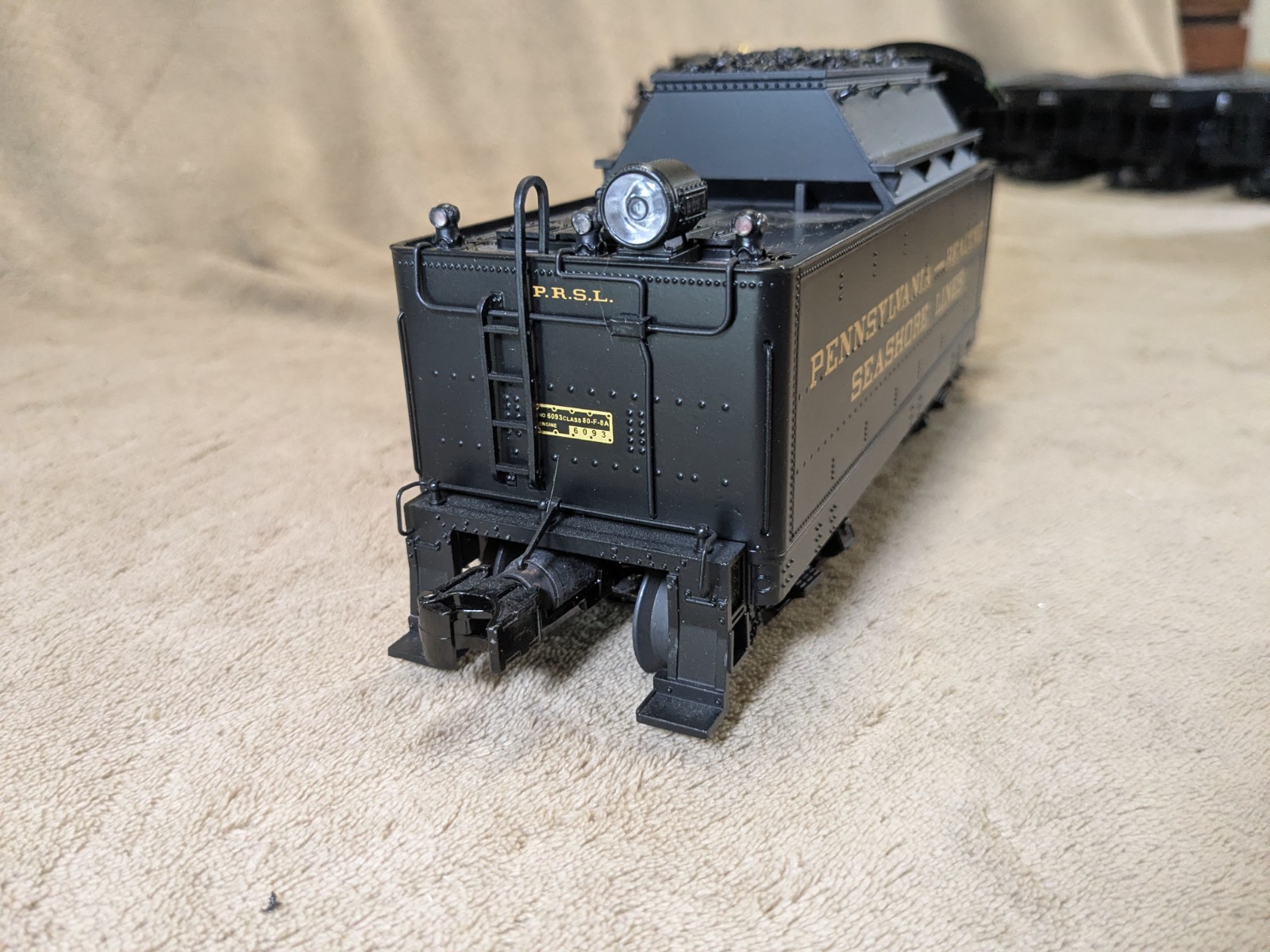 Pennsylvania Reading Seashore Lines O Scale Premier 2-8-0 Steam Engine w/ PS 3.0