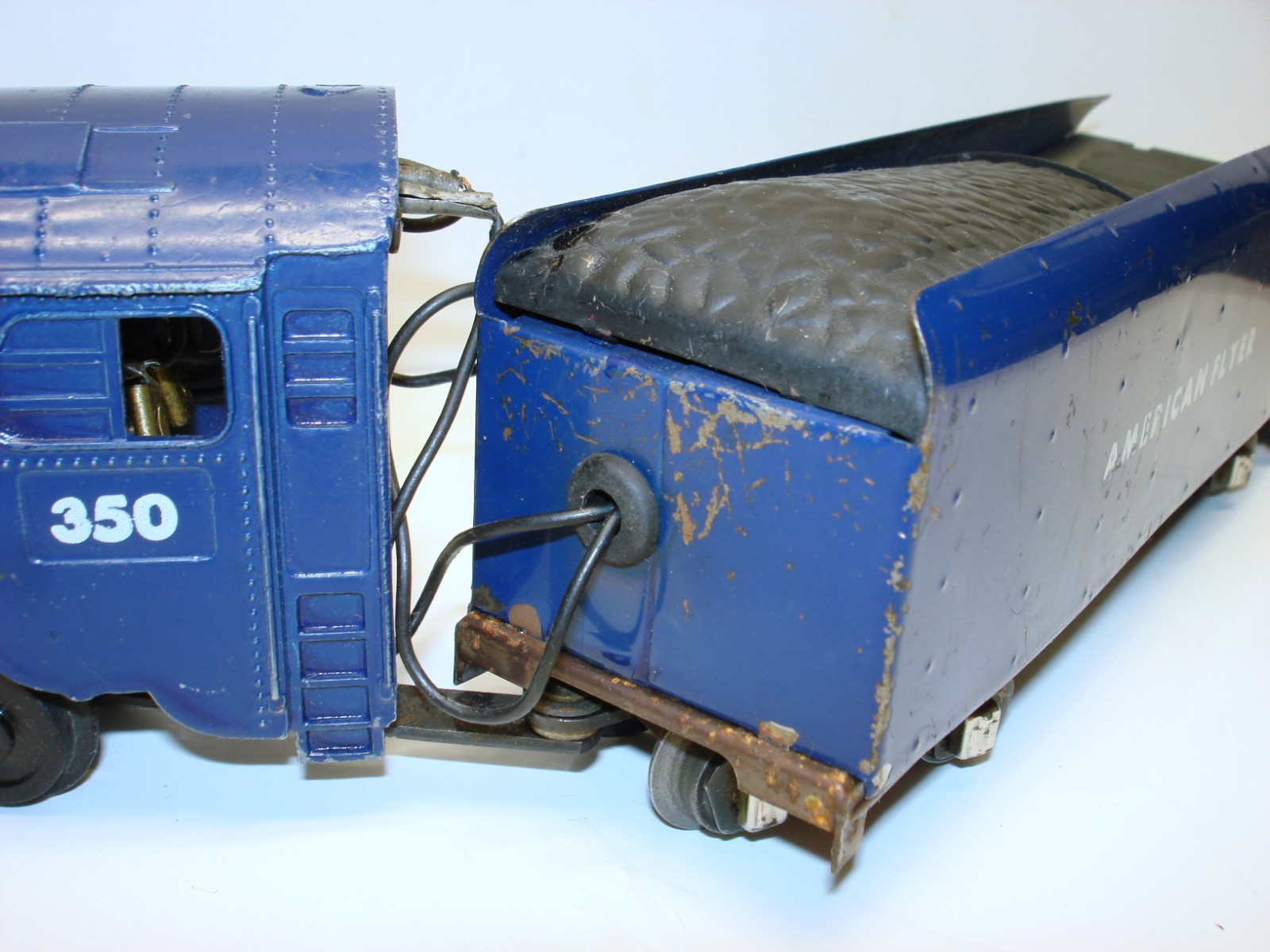 350 American Flyer Royal Blue Locomotive & Tender [Lot DA11-L94]