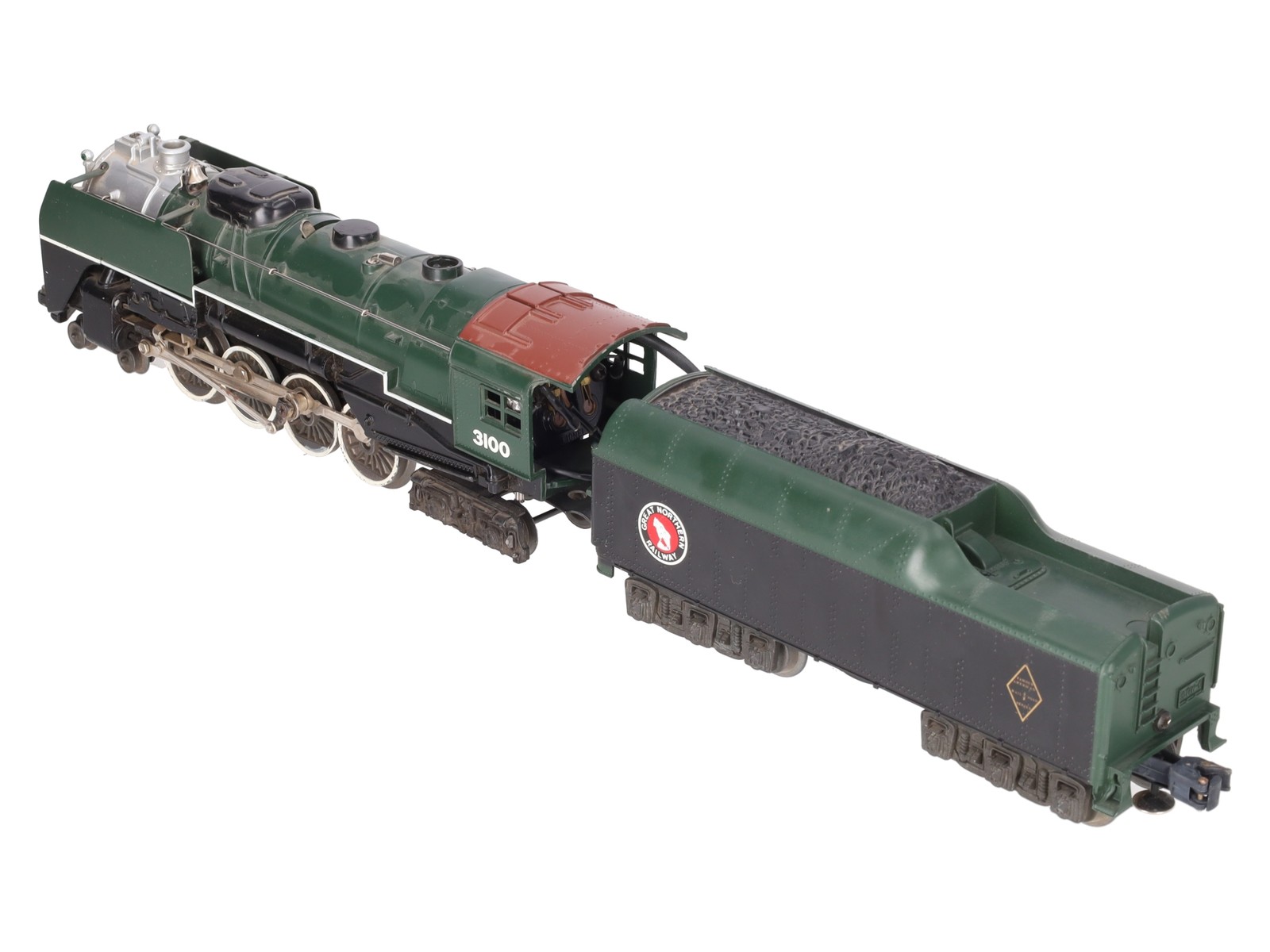 Lionel 6-3100 O Gauge Great Northern 4-8-4 Steam Locomotive & Tender EX/Box