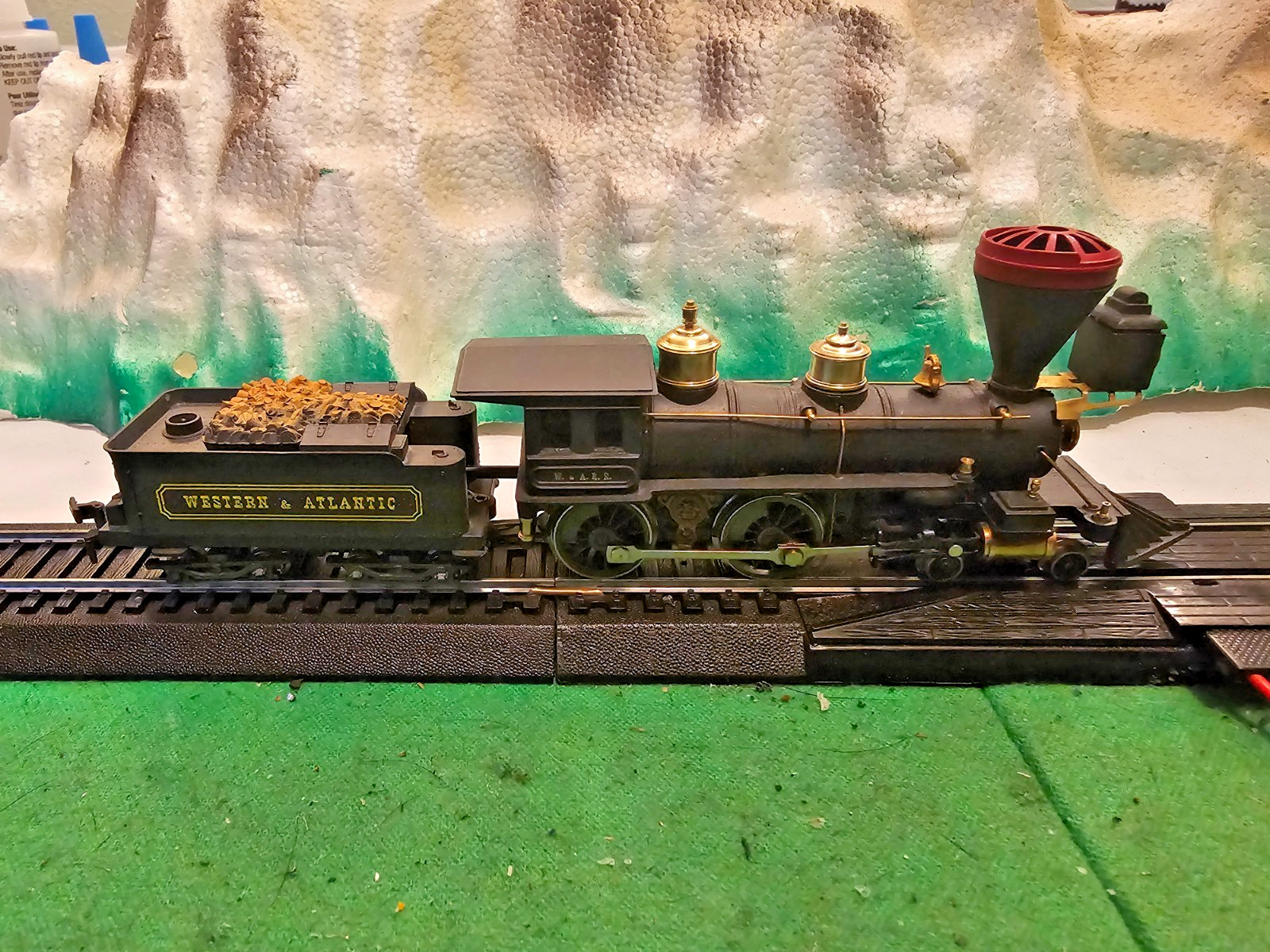 HO Scale Pocher W&ARR Steam Locomotive & Tender Set 4-4-0 Tested / Runs #2