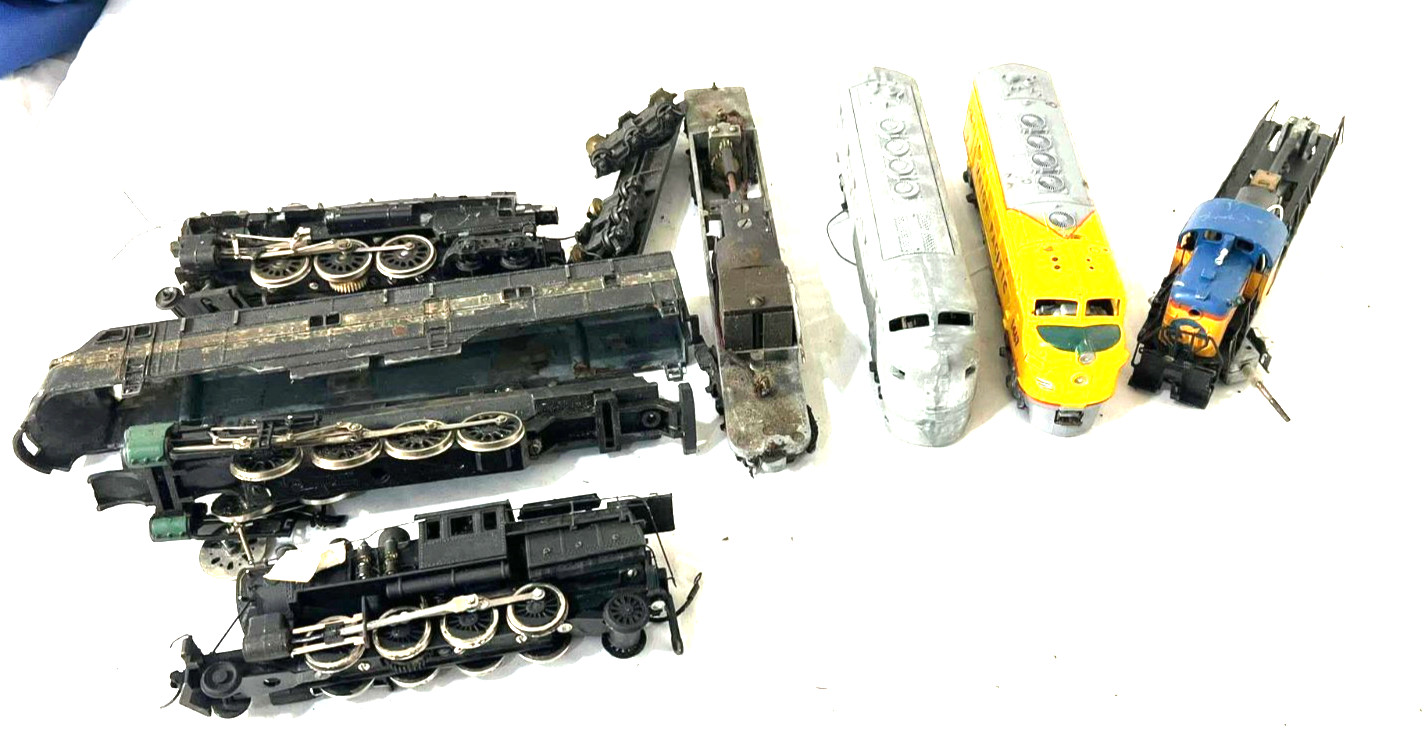 MIX OLD Train Engine Locomotive For Parts Untested Old Repairs AS IS