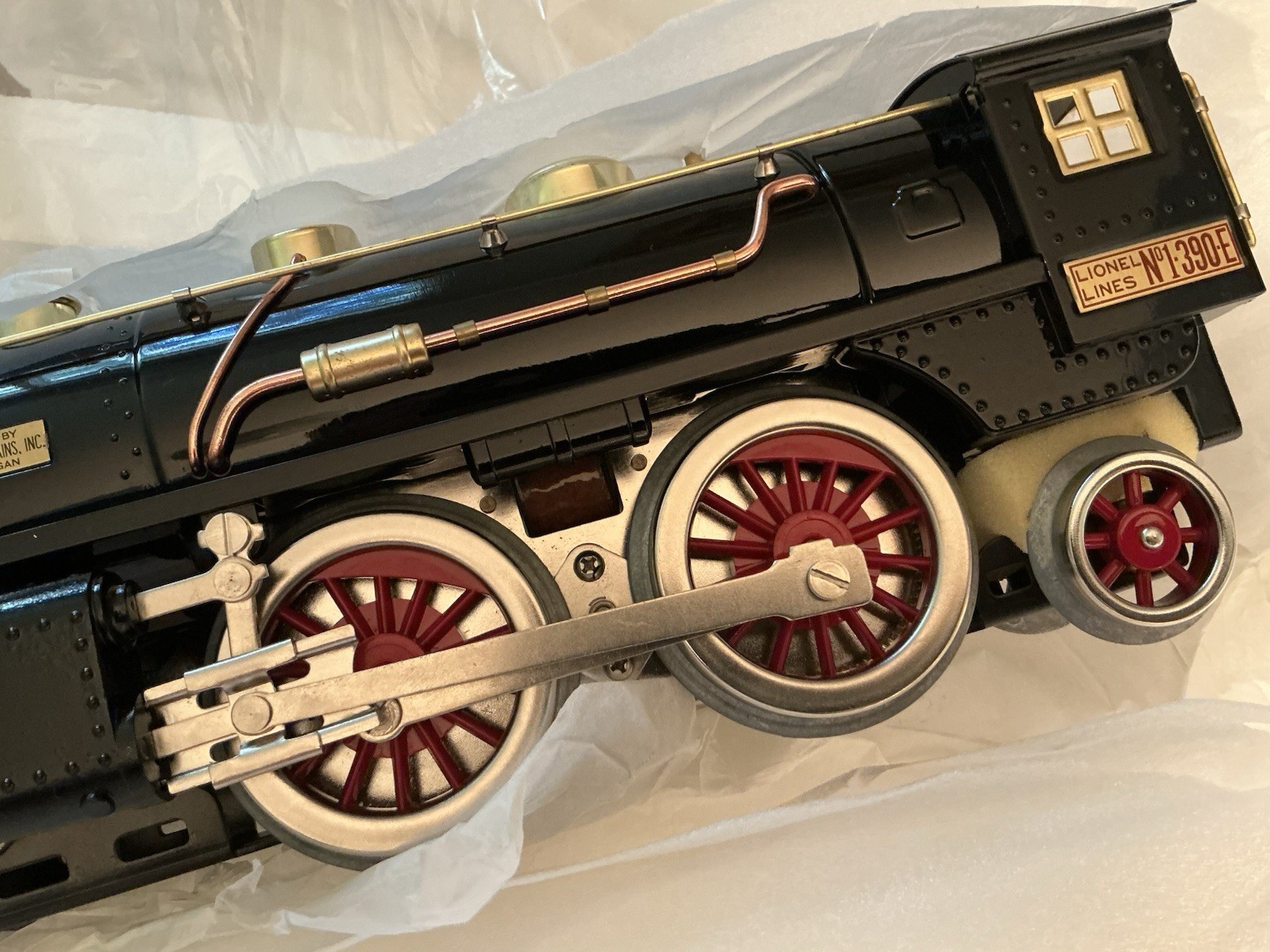 22″ Lionel Classics Standard Gauge 1-390-E Locomotive Whistle Tender & Orig Box