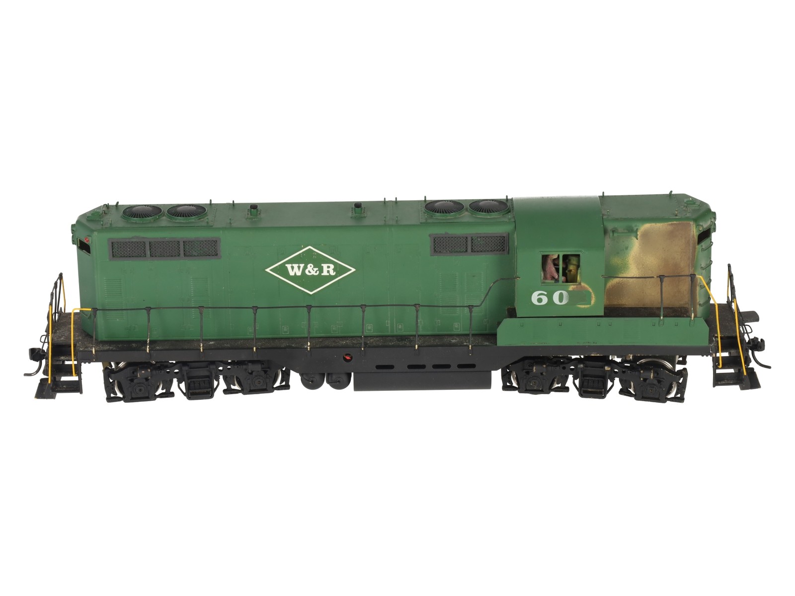 Sunset Models S Gauge BRASS W&R GP-7 Diesel Locomotive/Box
