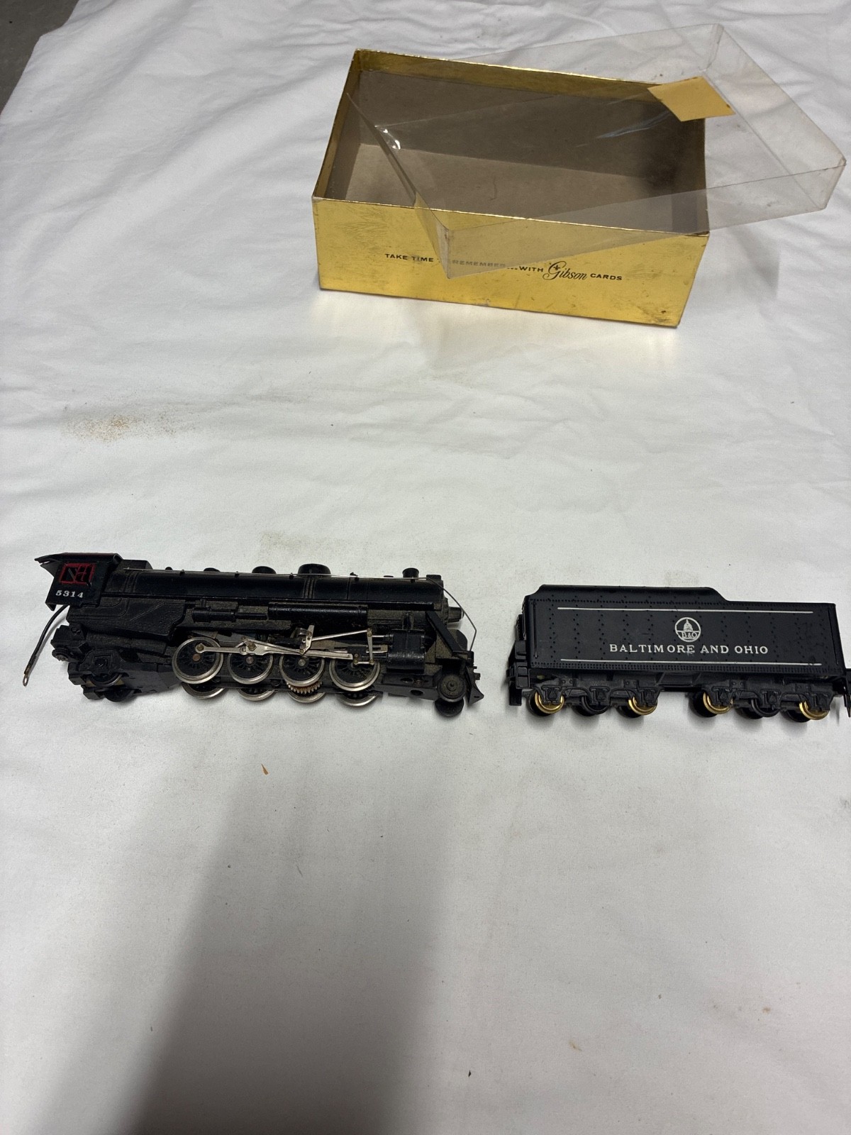 Mantua HO B&O 5314 2-8-2 Mikado Die cast engine w plastic tender – READ