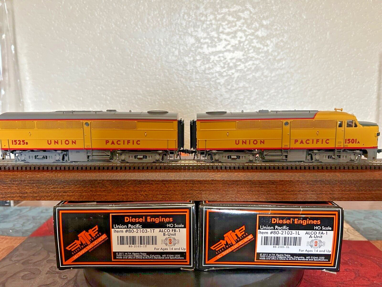 UNION PACIFIC ALCO FA-1 A/B LOCO- DCC/DCS SOUND PROTO 3 – MTH HO Scale – NEW OOP