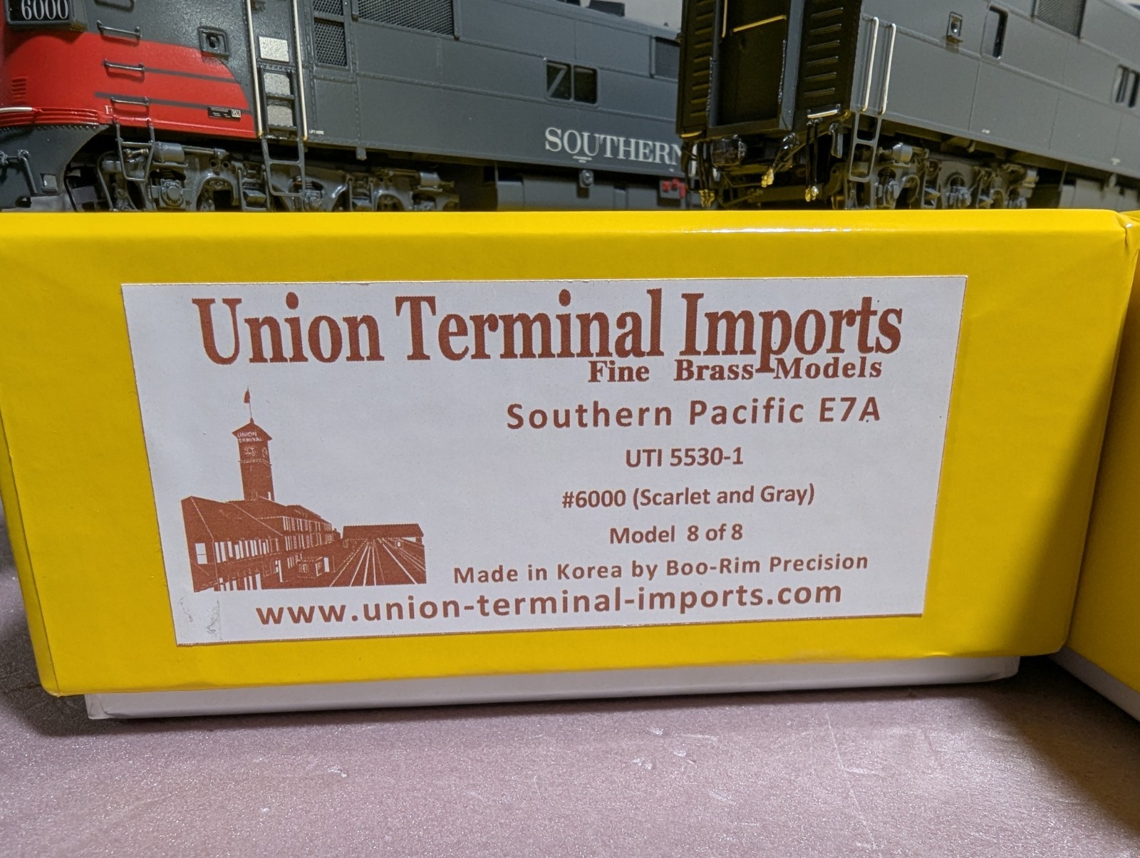 Union Terminal Imports UTI HO Brass SP Southern Pacific E7A/B Set #6000 + #5906